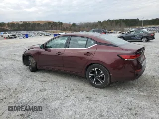2024 Nissan Sentra SV with VIN 3N1AB8CV3RY244350, listed as a Copart auction lot 43572955 with 19,705 mi miles and Salvage title. Bid and sale history available at DreamBid. Image 2.