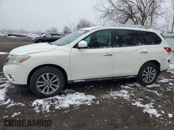 2013 Nissan Pathfinder SV with VIN 5N1AR2MM6DC602310, listed as a Copart auction lot 52416245 with 306,369 mi miles and Clean Title. Bid and sale history available at carsss.com. Image 1.
