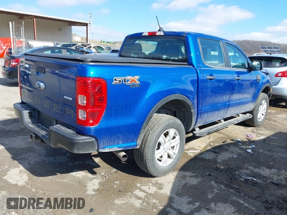 2019 Ford Ranger XL with VIN 1FTER4FH9KLB20431, listed as a IAAI auction lot 41537894 with 37,573 mi miles. Bid and sale history available at carsss.com. Image 4.