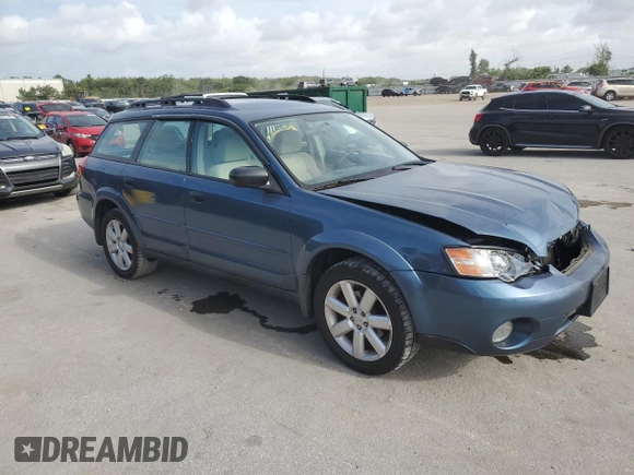 2006 Subaru Legacy Outback with VIN 4S4BP61C467352218, listed as a Copart auction lot 60856035 with 133,643 mi miles and Non repairable. Bid and sale history available at DreamBid. Image 4.