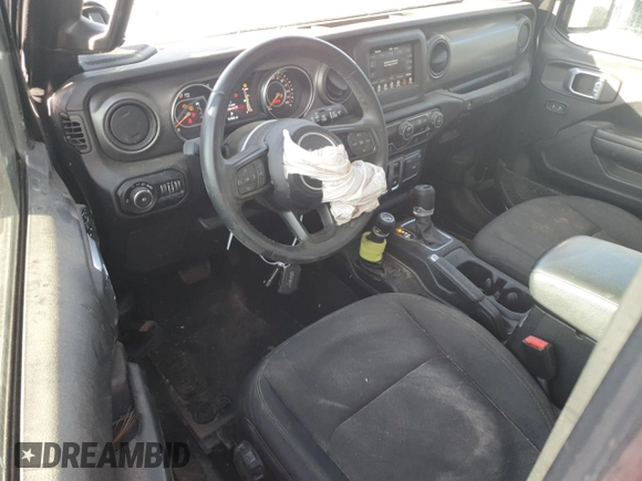 2021 Jeep Wrangler Sport S with VIN 1C4HJXAG0MW757004, listed as a Copart auction lot 86211284 with 51,050 mi miles and Salvage Title. Bid and sale history available at DreamBid. Image 8.