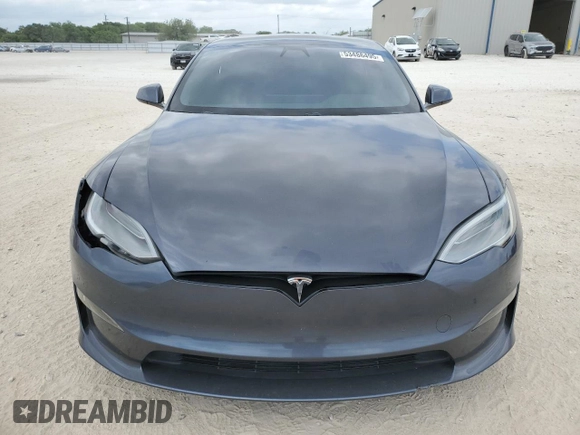 2021 Tesla Model S Long Range with VIN 5YJSA1E51MF453924, listed as a Copart auction lot 53486495 with 48,599 mi miles and Salvage title. Bid and sale history available at DreamBid. Image 5.