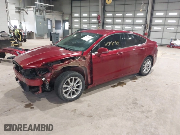 2017 Ford Fusion SE with VIN 3FA6P0HD2HR156040, listed as a IAAI auction lot 41718093 with 48,118 mi miles. Bid and sale history available at carsss.com. Image 18.
