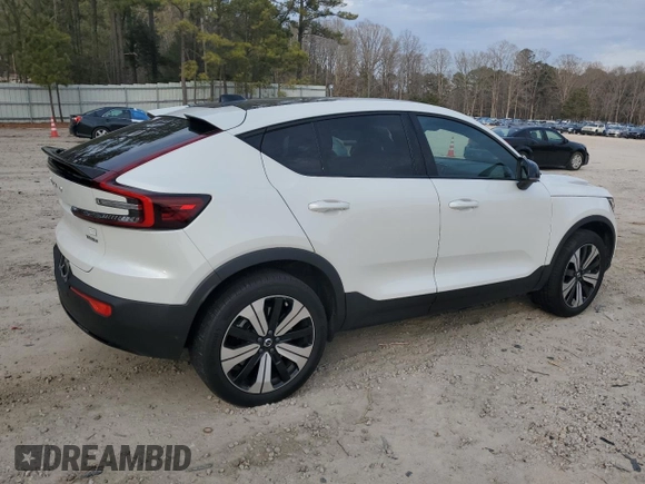 2023 Volvo C40 Core с VIN YV4ED3GK9P2043864, выставлен на аукционе Copart как лот 43547435 с пробегом 10 921 миль миль и Списание • Salvage title. История ставок и продаж доступна на DreamBid. Изображение 3.