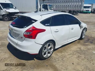 2014 Ford Focus ST with VIN 1FADP3L99EL311771, listed as a IAAI auction lot 41419521 with 124,572 mi miles and . Bid and sale history available at carsss.com. Image 4.