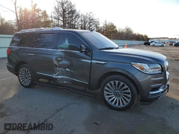 2018 Lincoln Navigator Reserve with VIN 5LMJJ2LT8JEL06413, listed as a Copart auction lot 43333595 with 38,147 mi miles and Salvage Title. Bid and sale history available at carsss.com. Image 4.