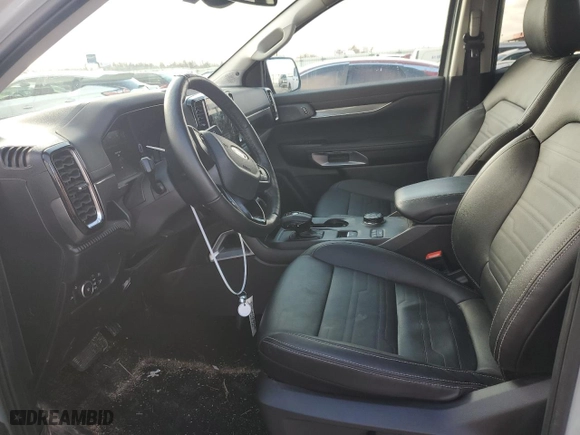 2024 Ford Ranger LARIAT with VIN 1FTER4KH0RLE20102, listed as a Copart auction lot 85329524 with 7,752 mi miles and Salvage Title. Bid and sale history available at carsss.com. Image 7.