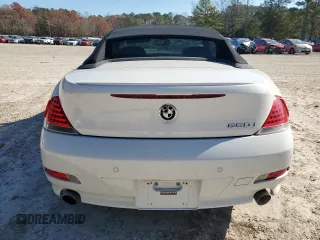 2007 BMW 6 Series 650i with VIN WBAEK13517CN80698, listed as a Copart auction lot 83331764 with 122,563 mi miles and Clean Title. Bid and sale history available at carsss.com. Image 6.