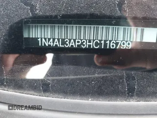 2017 Nissan Altima S z VIN 1N4AL3AP3HC116799, wystawiony jako IAAI lot #41577016 z przebiegiem 168 207 mil mil oraz . Historia ofert i sprzedaży dostępna na DreamBid. Obrazek 9.