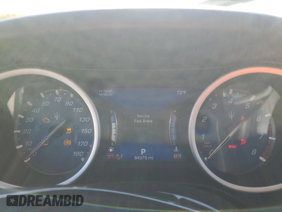 2018 Maserati Ghibli S Q4 GranLusso with VIN ZAM57YTL6J1278589, listed as a Copart auction lot 74732274 with 84,979 mi miles and Salvage Title. Bid and sale history available at carsss.com. Image 9.