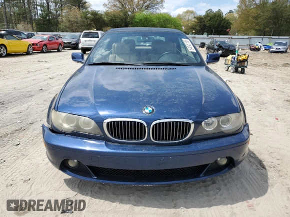 2006 BMW 3 Series 325Ci with VIN WBABW33436PX88731, listed as a Copart auction lot 54245185 with 205,527 mi miles and Clean Title. Bid and sale history available at carsss.com. Image 5.