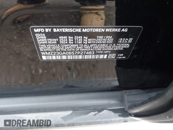 2025 MINI Countryman S z VIN WMZ23GA06S7P27483, wystawiony jako IAAI lot #42043477 z przebiegiem 3 781 mil mil oraz . Historia ofert i sprzedaży dostępna na DreamBid. Obrazek 9.