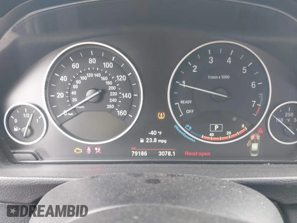 2016 BMW 3 Series 320i with VIN WBA8E1G52GNT37646, listed as a IAAI auction lot 41739297 with 79,186 mi miles and . Bid and sale history available at carsss.com. Image 7.