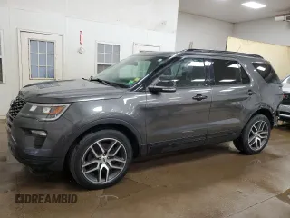 2018 Ford Explorer Sport с VIN 1FM5K8GT3JGC13494, выставлен на аукционе Copart как лот 58938205 с пробегом 166 082 миль миль и Чистый • Clean title. История ставок и продаж доступна на DreamBid. Изображение 1.