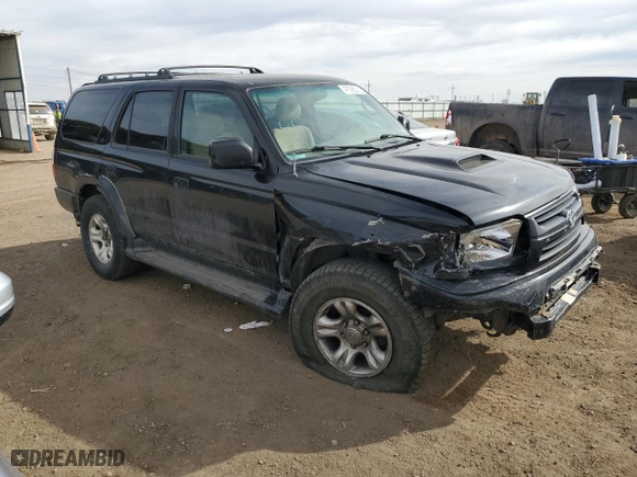 2001 Toyota 4Runner SR5 with VIN JT3HN86R710346075, listed as a Copart auction lot 47098505 with 333,289 mi miles and Salvage Title. Bid and sale history available at carsss.com. Image 4.