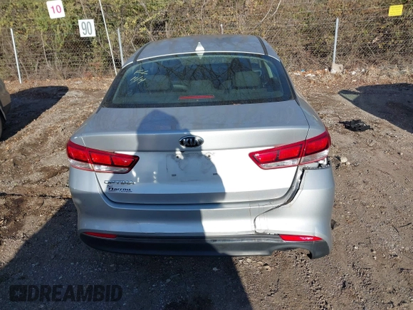 2016 Kia Optima LX with VIN 5XXGT4L35GG059931, listed as a IAAI auction lot 40995180 with 130,596 mi miles. Bid and sale history available at carsss.com. Image 17.