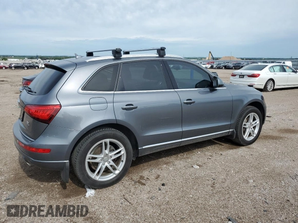 2016 Audi Q5 Premium Plus with VIN WA1L2AFP4GA136390, listed as a Copart auction lot 61127185 with 112,021 mi miles and Salvage title. Bid and sale history available at DreamBid. Image 3.