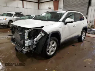2021 Toyota RAV4 Hybrid LE with VIN 4T3B6RFV8MU040343, listed as a Copart auction lot 47552405 with 42,902 mi miles and Salvage Title. Bid and sale history available at carsss.com. Image 1.