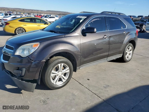 2013 Chevrolet Equinox LT with VIN 2GNALDEK9D6129694, listed as a Copart auction lot 46813915 with 107,764 mi miles and Salvage Title. Bid and sale history available at carsss.com. Image 1.