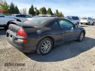 2001 Mitsubishi Eclipse GS with VIN 4A3AC44G51E057337, listed as a Copart auction lot 72100144 with 178,565 mi miles and Clean Title. Bid and sale history available at carsss.com. Image 3.