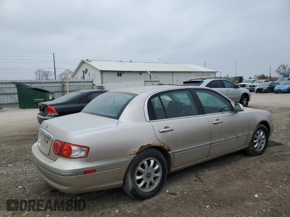 2005 Kia Amanti z VIN KNALD124155052901, wystawiony jako Copart lot #43609785 z przebiegiem 143 368 mil mil oraz Szkoda całkowita • Salvage title. Historia ofert i sprzedaży dostępna na DreamBid. Obrazek 3.