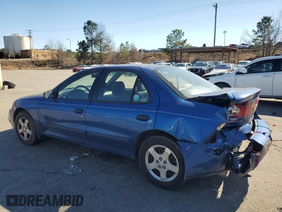 2005 Chevrolet Cavalier LS with VIN 1G1JF52F557192217, listed as a Copart auction lot 44509355 with 142,089 mi miles and Salvage Title. Bid and sale history available at DreamBid. Image 2.