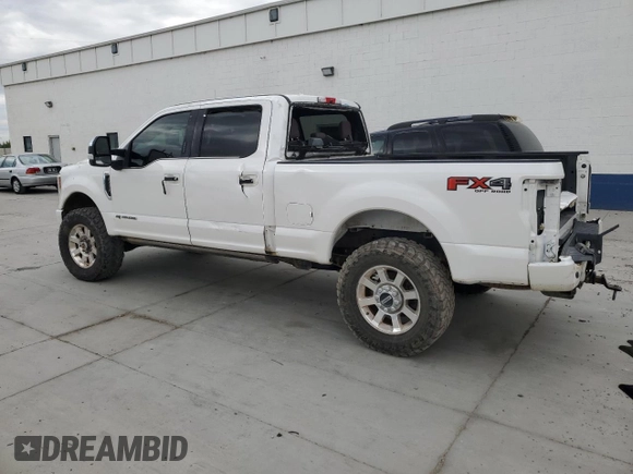 2017 Ford F-250 Lariat with VIN 1FT7W2BT6HED83358, listed as a Copart auction lot 55566865 with 140,578 mi miles and Salvage title. Bid and sale history available at DreamBid. Image 2.