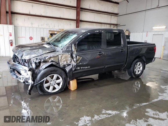 2012 Nissan Titan S with VIN 1N6AA0EC7CN311143, listed as a Copart auction lot 75181784 with 214,351 mi miles and Salvage Title. Bid and sale history available at carsss.com. Image 1.
