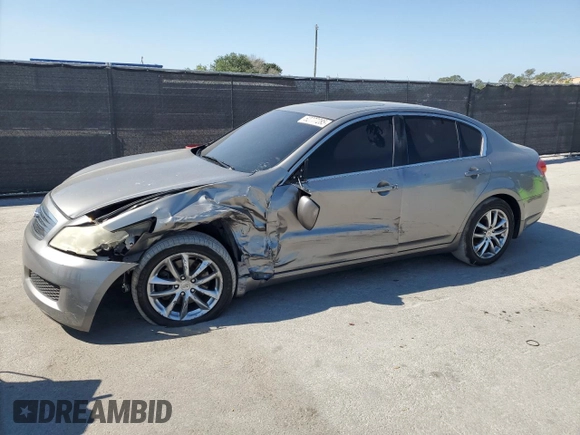2007 Infiniti G35 Sedan G35x with VIN JNKBV61F37M816881, listed as a Copart auction lot 52777285 with 0 mi miles and Salvage Title. Bid and sale history available at carsss.com. Image 1.