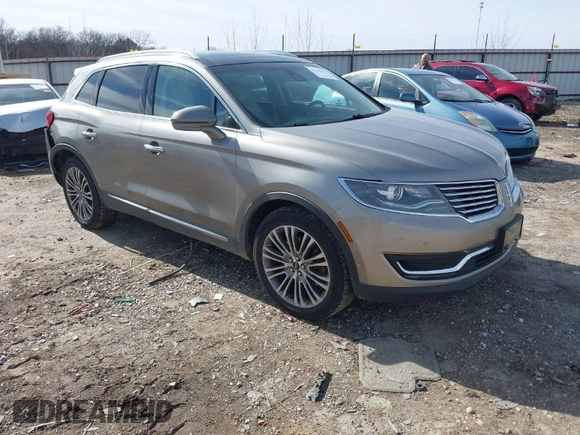 2016 Lincoln MKX Reserve with VIN 2LMTJ8LR0GBL53544, listed as a IAAI auction lot 41729454 with 92,068 mi miles. Bid and sale history available at carsss.com. Image 1.