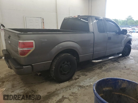 2010 Ford F-150 XL with VIN 1FTEX1CW0AFB44606, listed as a Copart auction lot 56570045 with 166,448 mi miles and Salvage title. Bid and sale history available at DreamBid. Image 3.