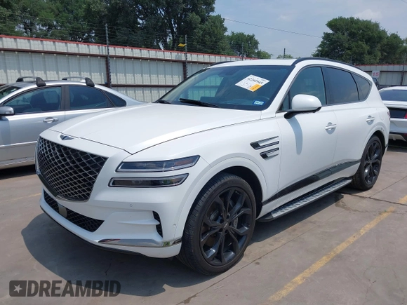 2024 Genesis GV80 z VIN KMUHCESC8RU166378, wystawiony jako IAAI lot #42260945 z przebiegiem 32 119 mil mil oraz . Historia ofert i sprzedaży dostępna na DreamBid. Obrazek 20.