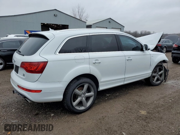 2015 Audi Q7 3.0L TDI Vorsprung Edition with VIN WA1WMCFE7FD023399, listed as a Copart auction lot 83018754 with 0 mi miles and Salvage Title. Bid and sale history available at carsss.com. Image 3.