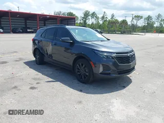 2023 Chevrolet Equinox RS with VIN 3GNAXMEGXPS162984, listed as a IAAI auction lot 42376766 with 46,402 mi miles and . Bid and sale history available at DreamBid. Image 1.