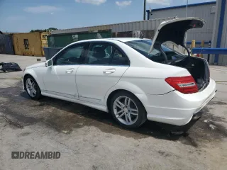 2014 Mercedes-Benz C 250 Sport with VIN WDDGF4HB2ER304272, listed as a Copart auction lot 59525555 with 149,846 mi miles and Salvage title. Bid and sale history available at DreamBid. Image 2.