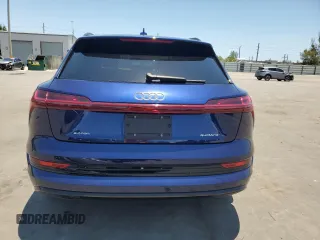 2022 Audi e-tron Premium Plus z VIN WA1LAAGE8NB019712, wystawiony jako Copart lot #57022545 z przebiegiem 27 718 mil mil oraz Szkody całkowita. Historia ofert i sprzedaży dostępna na DreamBid. Obrazek 6.
