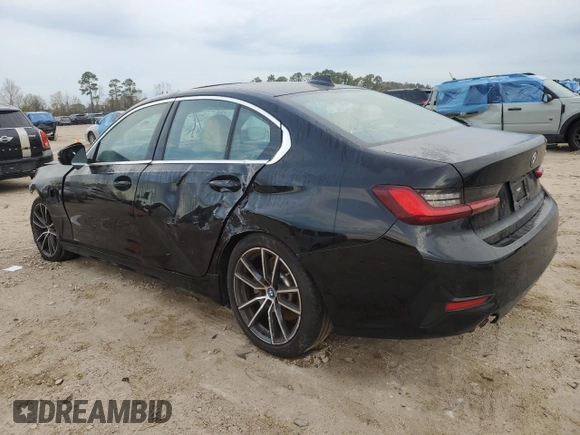 2022 BMW 3 Series 330e with VIN 3MW5P7J06N8C34517, listed as a Copart auction lot 88070475 with 38,126 mi miles and Non Repairable. Bid and sale history available at carsss.com. Image 2.