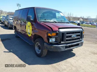 2011 Ford Econoline Passenger XL with VIN 1FBNE3BL3BDA44686, listed as a IAAI auction lot 41987064 with 76,116 mi miles. Bid and sale history available at carsss.com. Image 1.