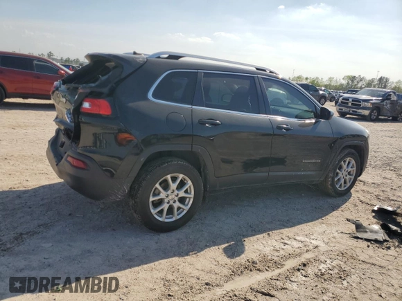 2018 Jeep Cherokee Latitude with VIN 1C4PJLCB1JD537318, listed as a Copart auction lot 50193055 with 90,960 mi miles and Salvage title. Bid and sale history available at DreamBid. Image 3.