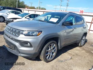 2022 Jeep Compass Latitude Lux с VIN 3C4NJDFB4NT207889, выставлен на аукционе IAAI как лот 41023713 с пробегом 41 405 миль миль и . История ставок и продаж доступна на DreamBid. Изображение 2.