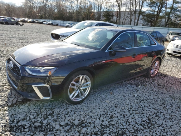 2023 Audi A4 S line Premium Plus z VIN WAUEAAF48PN001846, wystawiony jako Copart lot #48158205 z przebiegiem 29 175 mil mil oraz Szkoda całkowita • Salvage title. Historia ofert i sprzedaży dostępna na DreamBid. Obrazek 1.