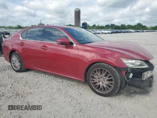 2013 Lexus GS 350 with VIN JTHBE1BL5D5001529, listed as a Copart auction lot 57337145 with 204,956 mi miles and Salvage title. Bid and sale history available at DreamBid. Image 4.
