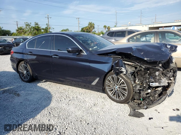 2018 BMW 5 Series 540i with VIN WBAJE5C52JWA96352, listed as a Copart auction lot 58902825 with Not provided miles and Salvage title. Bid and sale history available at DreamBid. Image 4.