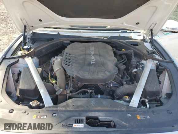2020 Genesis G70 3.3T with VIN KMTG34LEXLU063223, listed as a Copart auction lot 74316164 with 48,317 mi miles and Salvage Title. Bid and sale history available at carsss.com. Image 11.