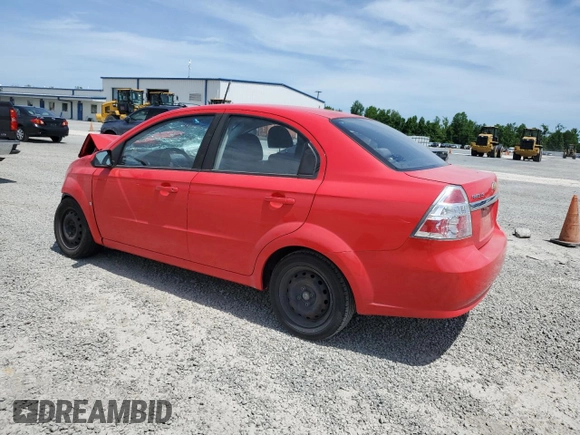 2009 Chevrolet Aveo 1LT z VIN KL1TD56E49B331612, wystawiony jako Copart lot #57293475 z przebiegiem Nie podano mil oraz Szkoda całkowita • Salvage title. Historia ofert i sprzedaży dostępna na DreamBid. Obrazek 2.