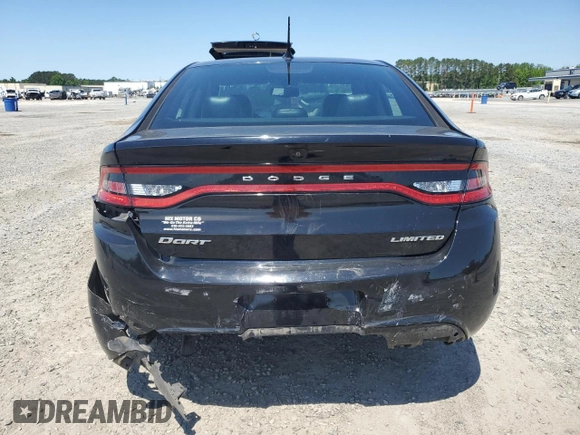 2013 Dodge Dart Limited with VIN 1C3CDFCA2DD293265, listed as a Copart auction lot 55633745 with 96,380 mi miles and Salvage title. Bid and sale history available at DreamBid. Image 6.