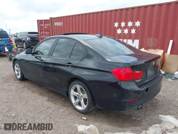 2015 BMW 3 Series 328i with VIN WBA3C1C5XFP852807, listed as a IAAI auction lot 42043565 with 120,048 mi miles and . Bid and sale history available at carsss.com. Image 3.
