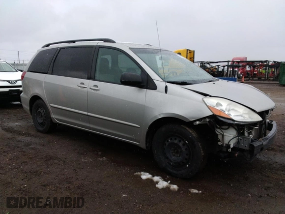 2008 Toyota Sienna CE with VIN 5TDZK23C78S222479, listed as a Copart auction lot 53394135 with 150,401 mi miles and Non Repairable. Bid and sale history available at DreamBid. Image 4.
