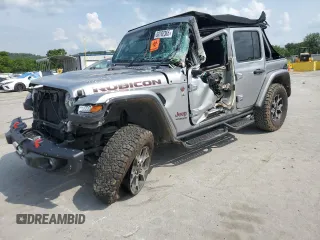 2018 Jeep Wrangler Unlimited Rubicon with VIN 1C4HJXFG4JW236436, listed as a Copart auction lot 60782365 with Not provided miles and Salvage title. Bid and sale history available at DreamBid. Image 1.