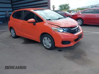 2019 Honda Fit LX with VIN 3HGGK5H46KM714231, listed as a IAAI auction lot 42444290 with 40,624 mi miles and . Bid and sale history available at DreamBid. Image 1.